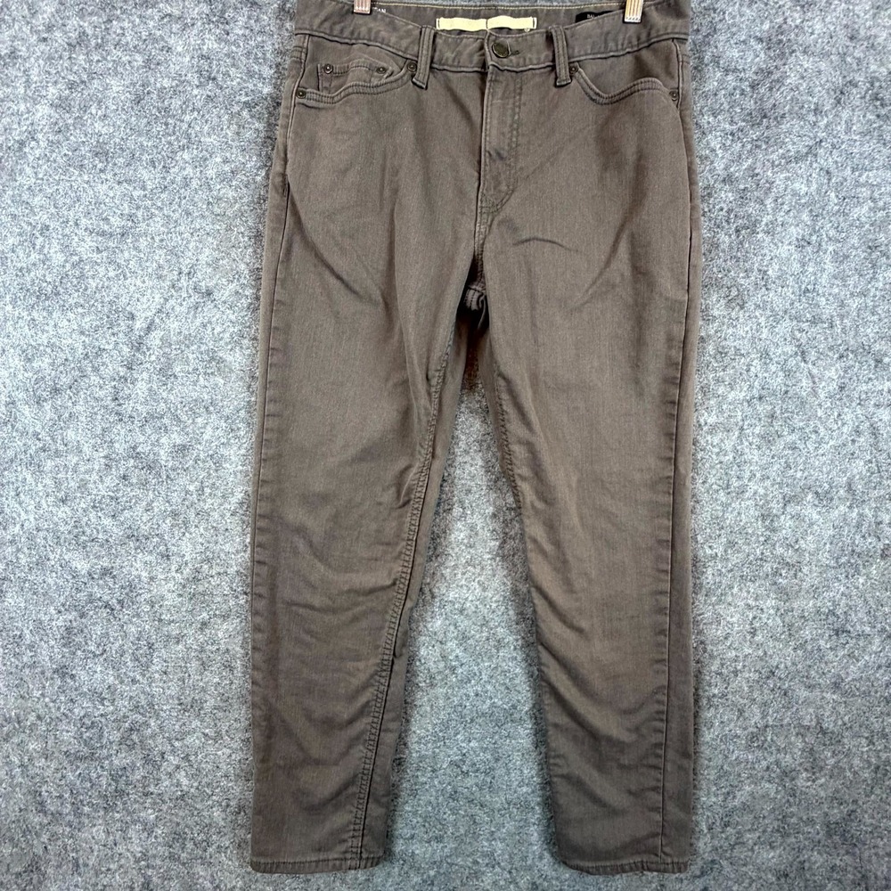 Banana Republic Travel Jean Mens 32 Brown Denim Cotton Mid Rise Athletic Fit